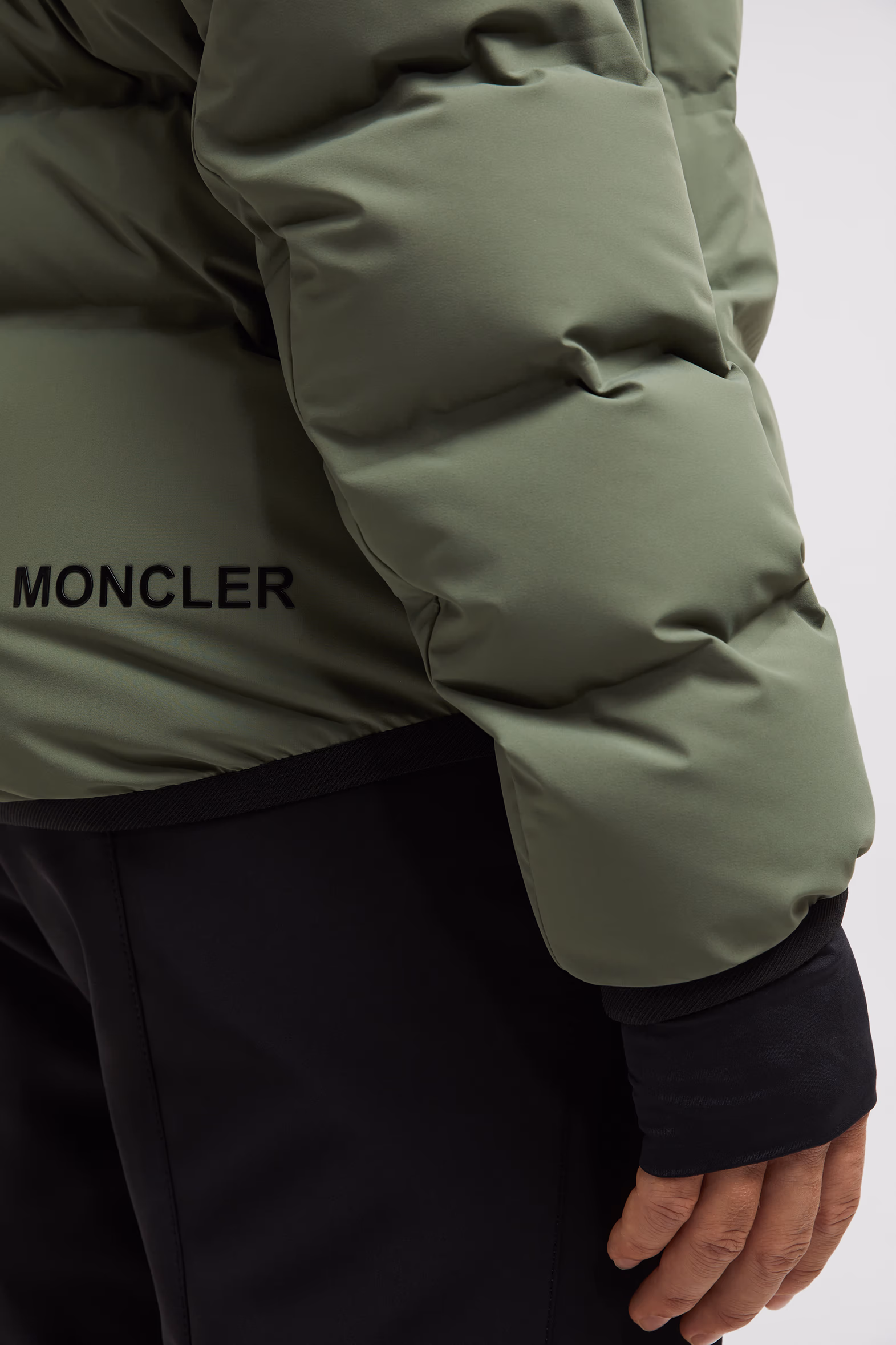 Lagorai Hooded Down Ski Jacket Men Sage Green Moncler 8